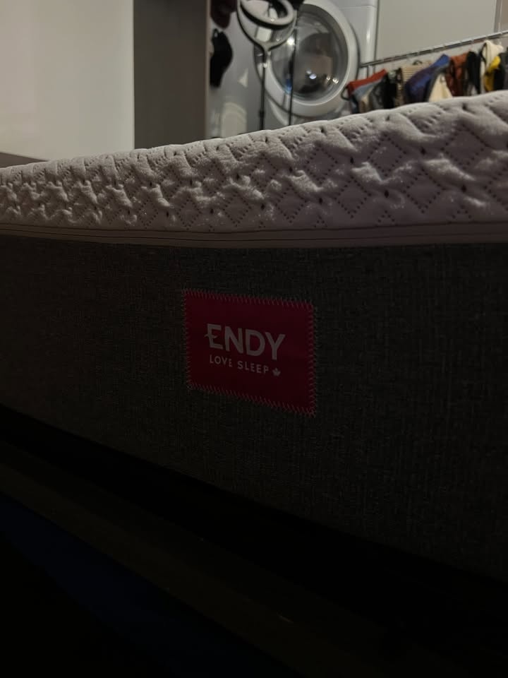Endy Queen Mattress - Always Used w/ Protector - photo 2