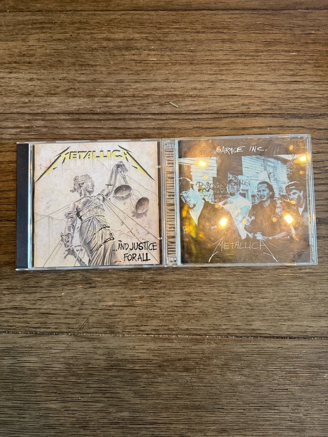 Metallica CDs - Garage Inc and AJFA