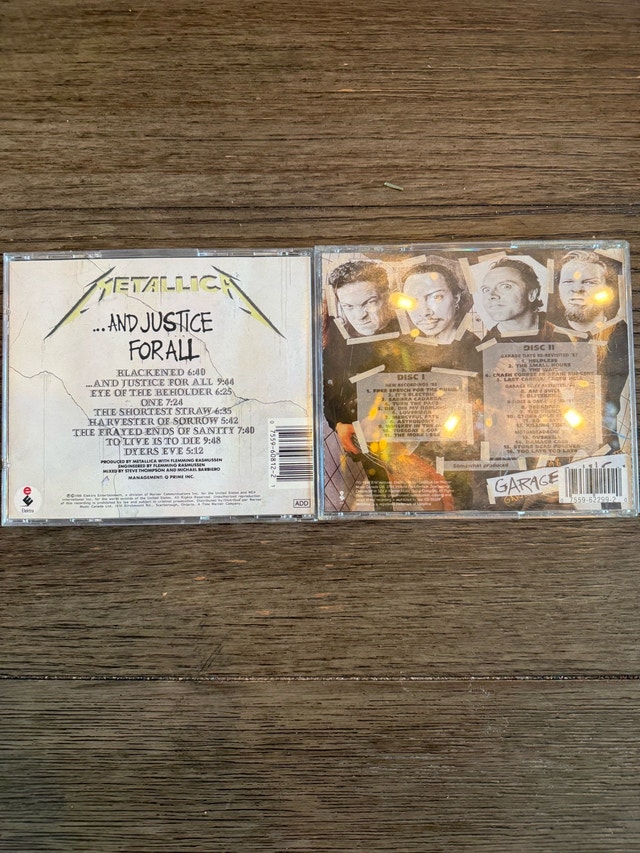 Metallica CDs - Garage Inc and AJFA - photo 2