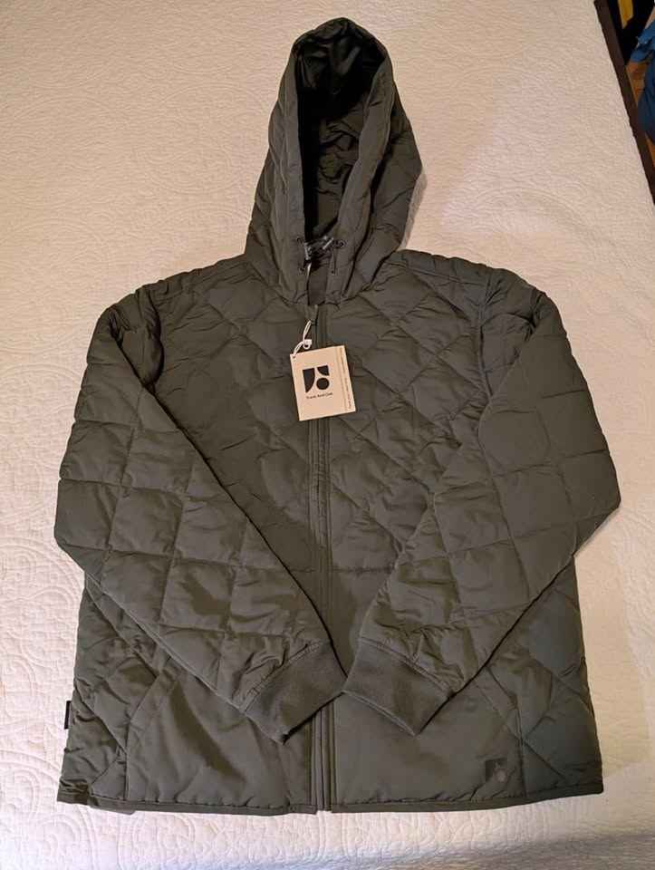 Frank And Oak The Skyline Reversible Hooded Jacket in Rosin