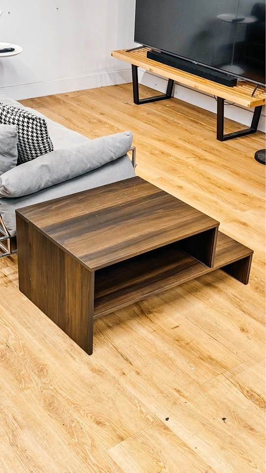 IKEA HOLMERUD Modern Coffee Table - Dark Brown