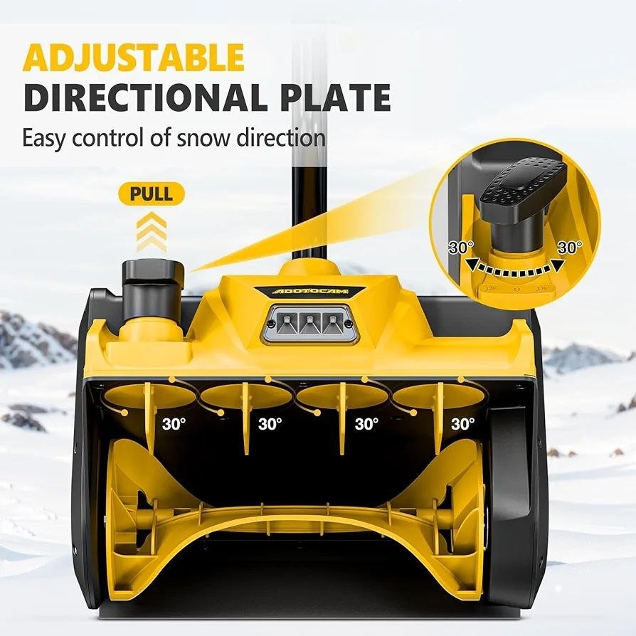 NEW Cordless Snow Shovel for DeWalt 20V Battery (Tool Only) - photo 3