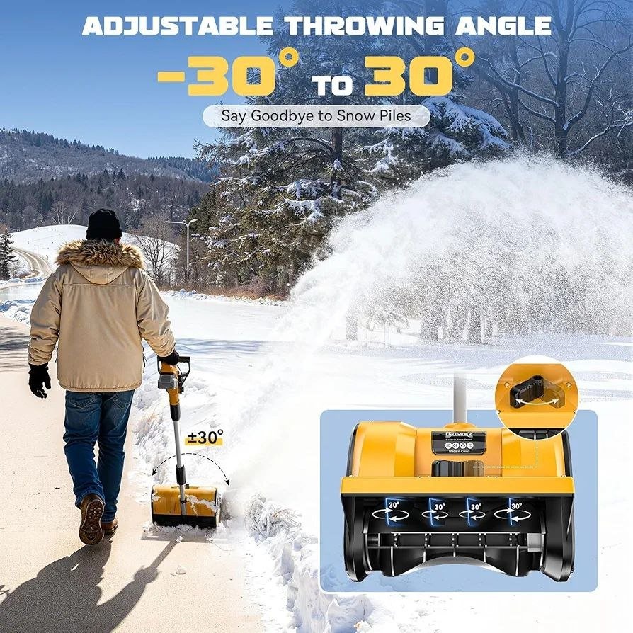 NEW Cordless Snow Shovel for DeWalt 20V Battery (Tool Only) - photo 5