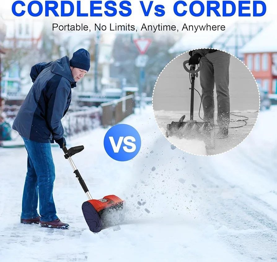 NEW Cordless Snow Shovel Compatible for Milwaukee 18V Battery - photo 4