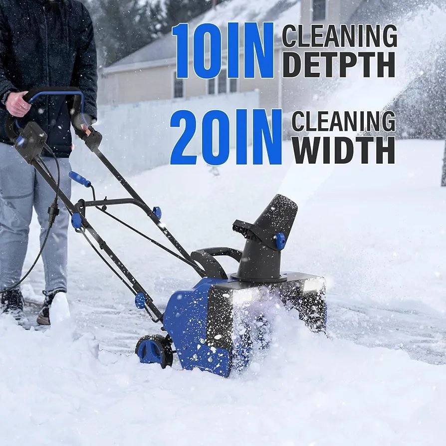 NEW SOYUS 20” Corded Electric Snow Blower – Lightweight & Powerf - photo 3