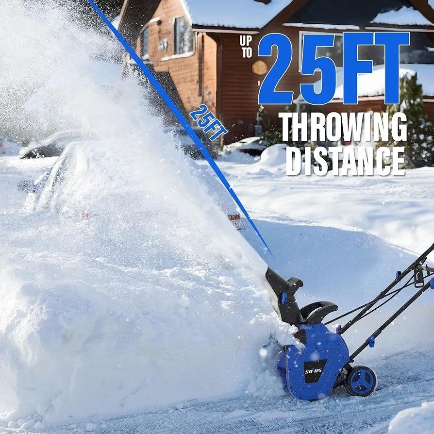NEW SOYUS 20” Corded Electric Snow Blower – Lightweight & Powerf - photo 4