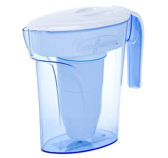 ZeroWater 7-Cup Water Filter Pitcher - Reduces Lead, Chromium, P