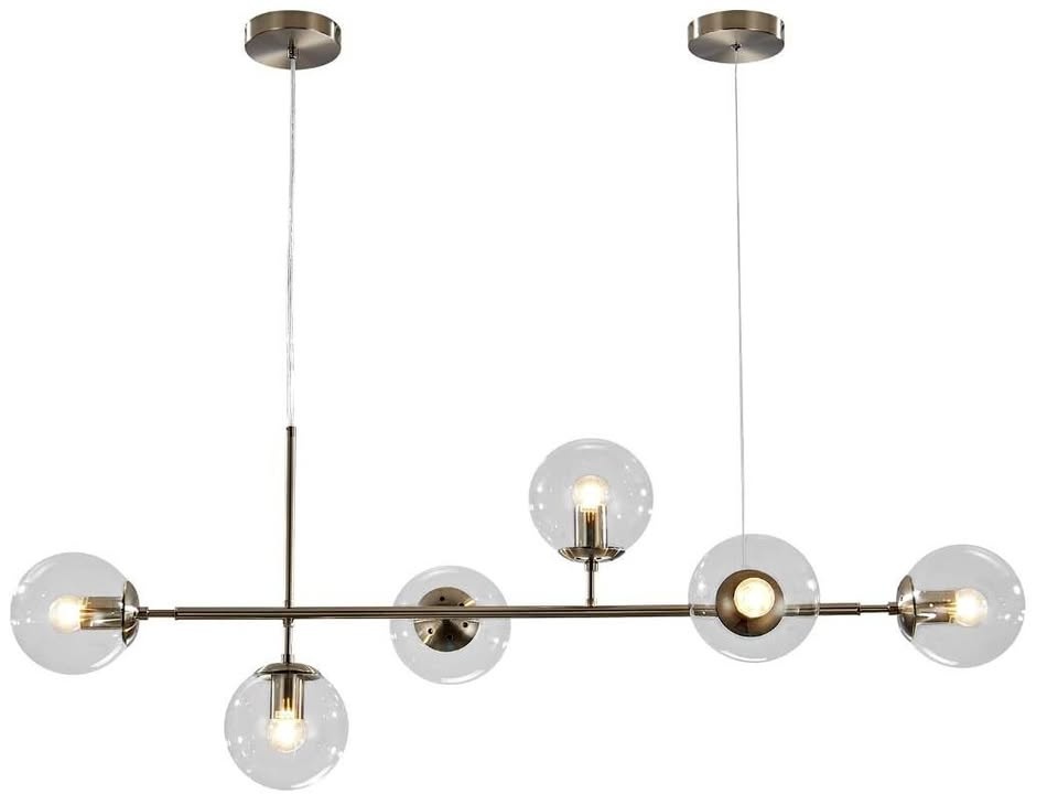 Globe Sputnik Chandelier Lighting Fixture for Kitchen Island Din