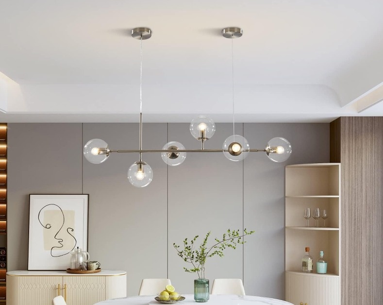 Globe Sputnik Chandelier Lighting Fixture for Kitchen Island Din - photo 3