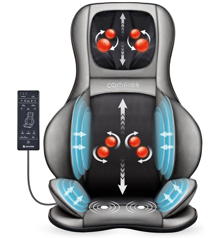 COMFIER 2D/3D Shiatsu Neck & Back Massager with Heat