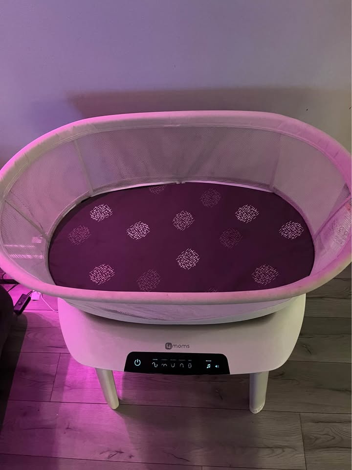 Discontinued 4moms MamaRoo Sleep Bassinet, Birch - photo 3