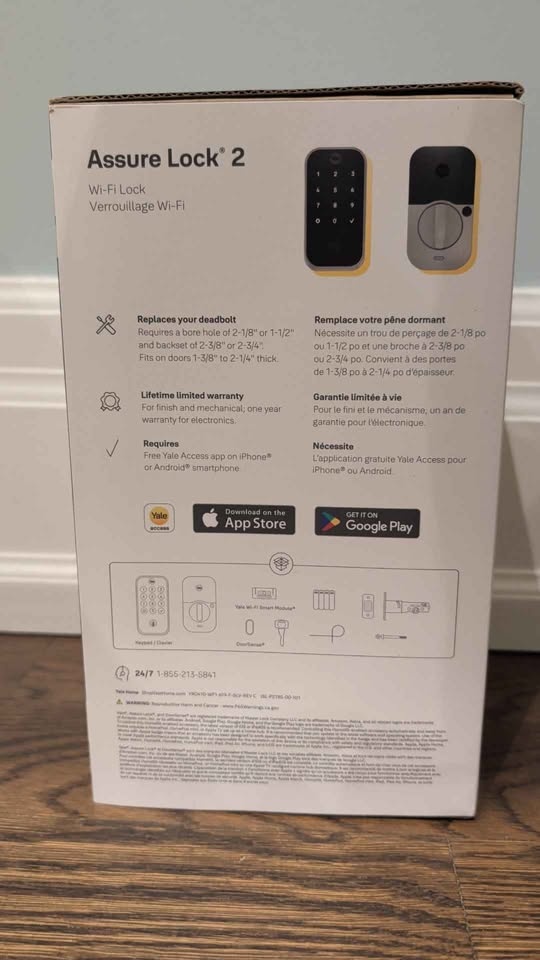 Yale Assure Lock 2 Keypad Wi-Fi Satin Nickel - photo 2