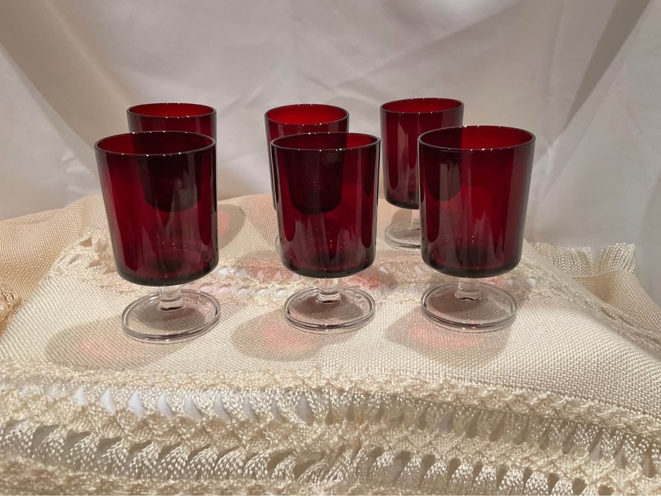 Glasses Vintage Luminarc Set of 6 - photo 4