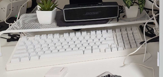Pure White Mechanical Keyboard (Red switch) - photo 2