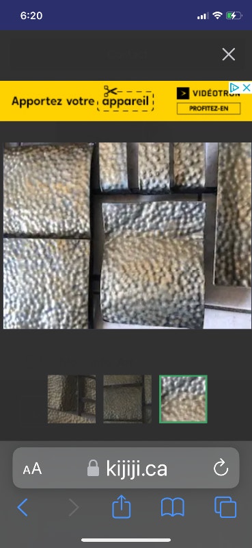 Gold brushed Hammered metal. Brushed gold - photo 2