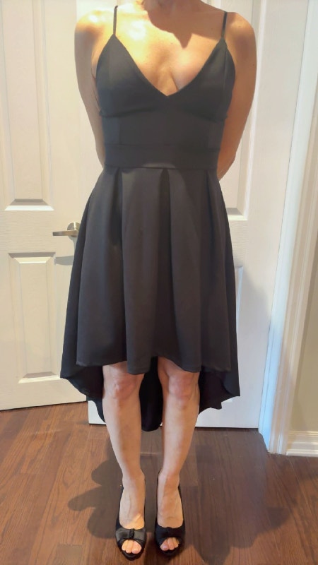 Black evening dress