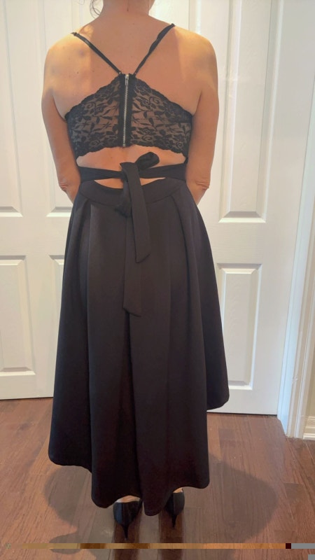 Black evening dress - photo 2