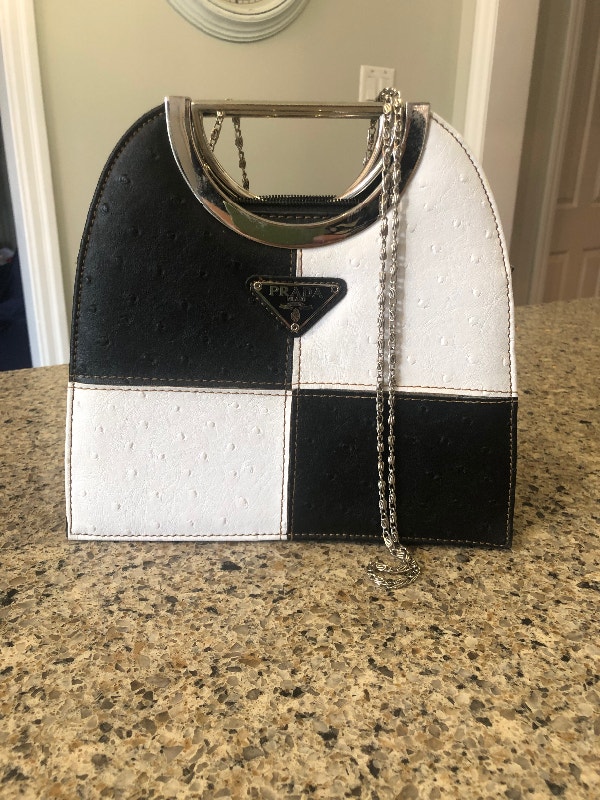 Prada Bag Black and White