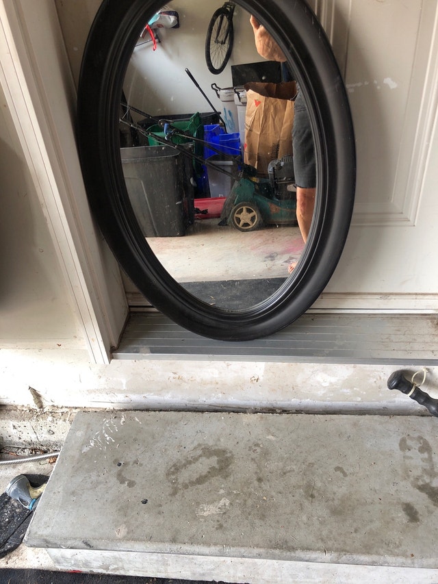 Oval mirror