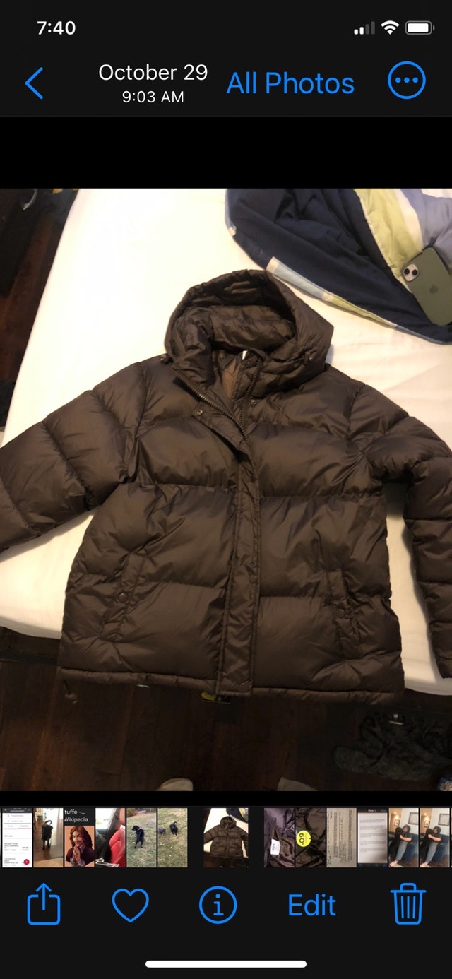 Brand new xl puffer jacket