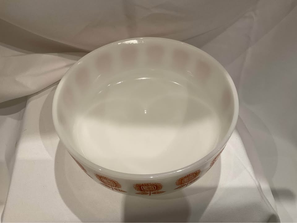 Federal Glass "Golden Sunflower" Casserole Dish - Mid Century - photo 4