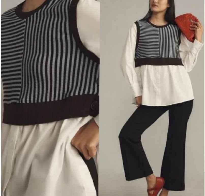 Anthropologie Maeve Sweater Top - Worn Once - XXS - photo 2