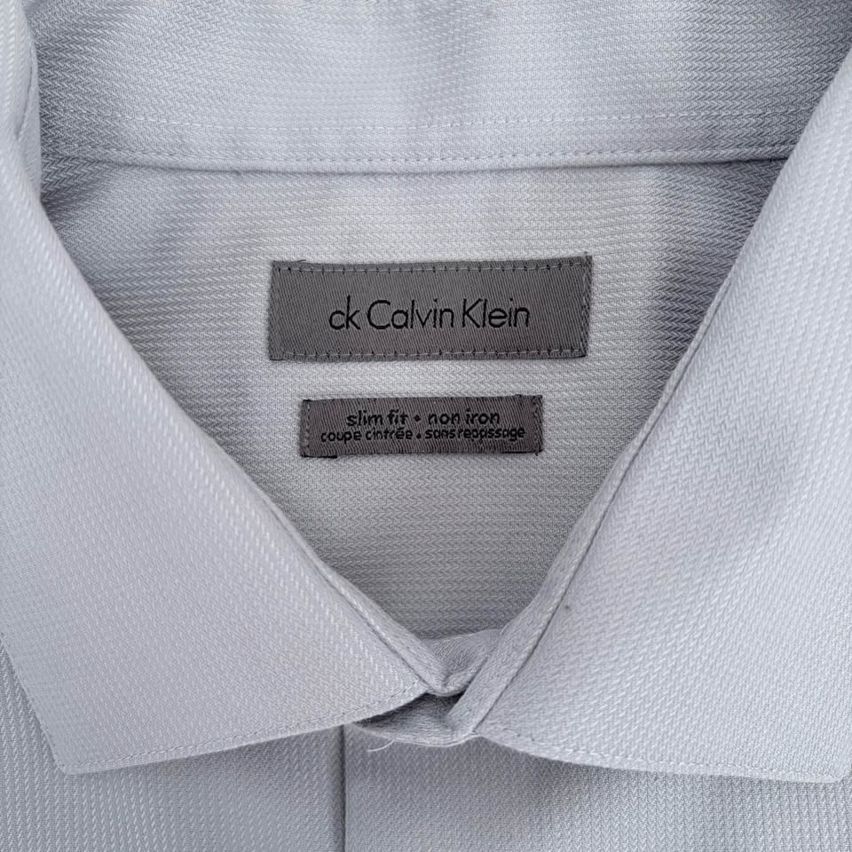 Calvin Klein Men's Non-iron Dress Shirt Size Large - photo 4