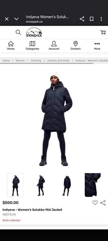 Indyeva NEW Women's Solukko Mid Jacket (Medium)