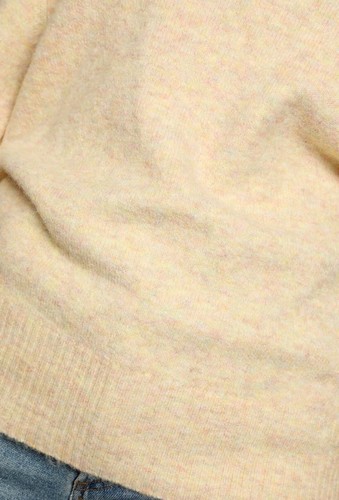 Cream Multi Knit Off-the-Shoulder Sweater Size S - photo 5