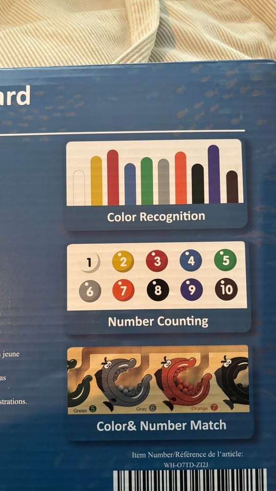 Magnetic Color and Number Maze Board for Toddler Learning Toys - photo 2