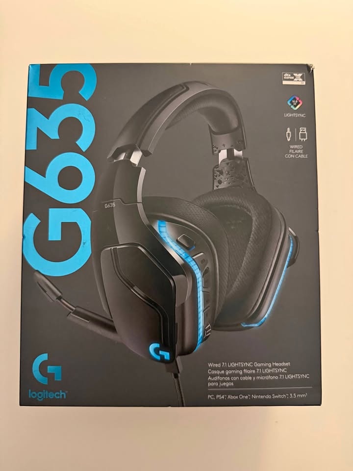 Logitech G635 Wired Gaming Headset