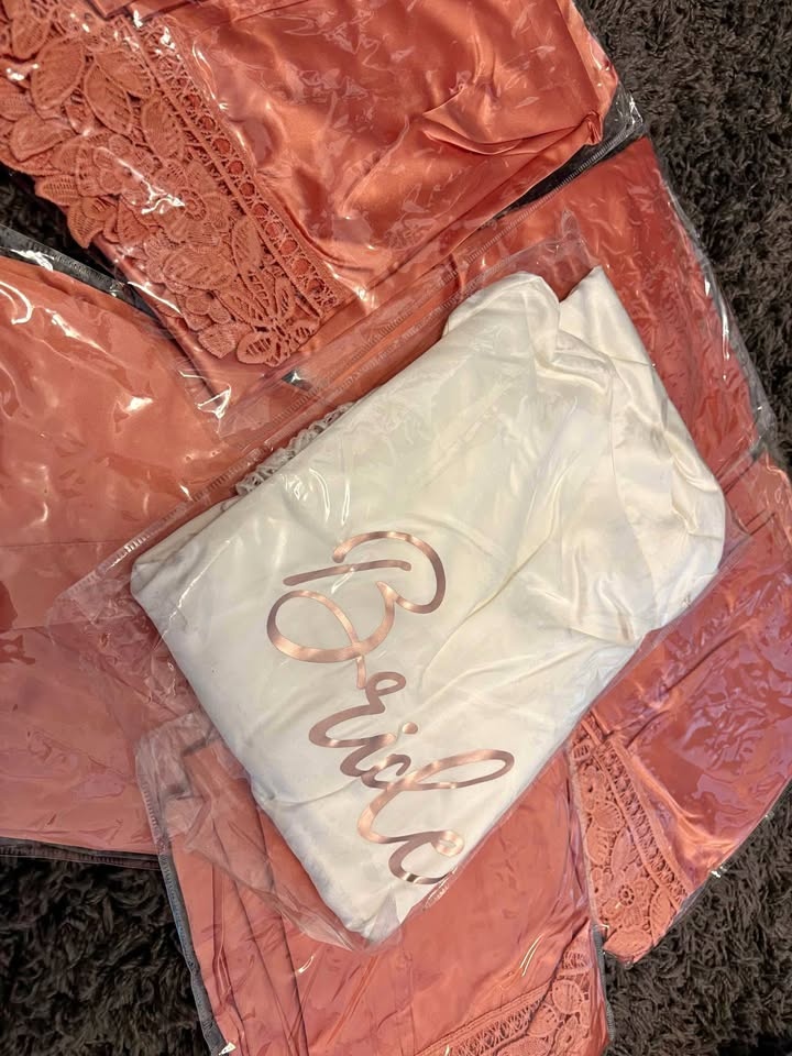 Bride and bridesmaid robes - NEW