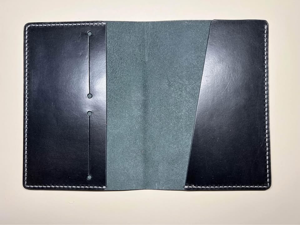 Handmade Passport Wallet - Red or Black - photo 3