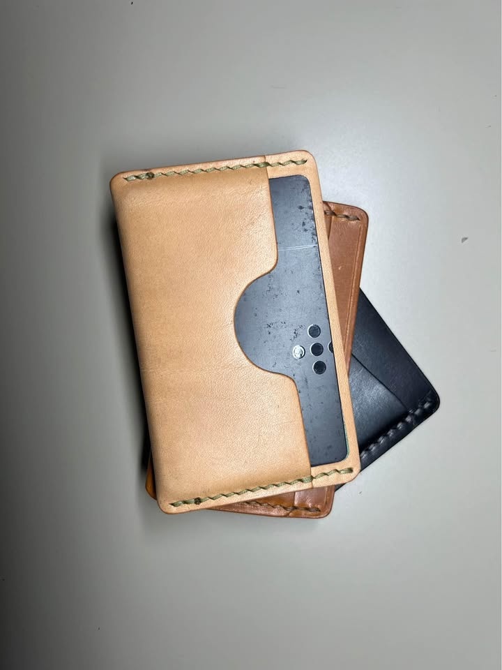 Handmade Slim Leather Wallet - photo 3