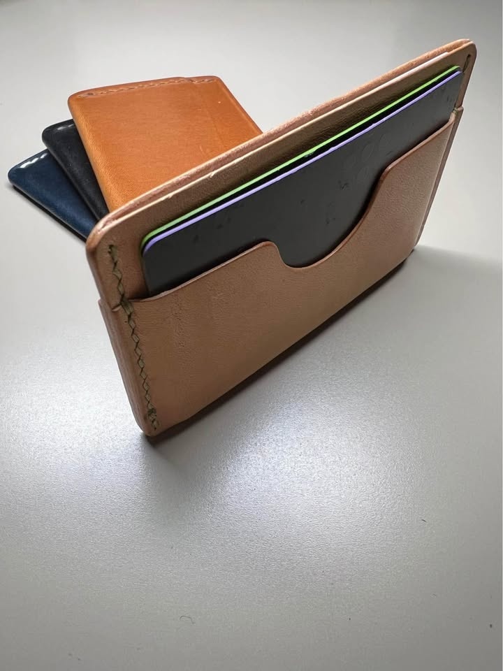 Handmade Slim Leather Wallet - photo 4