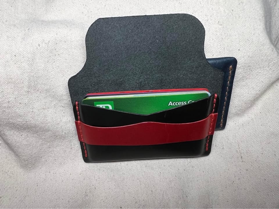 Handmade Leather Card Wallet - photo 4