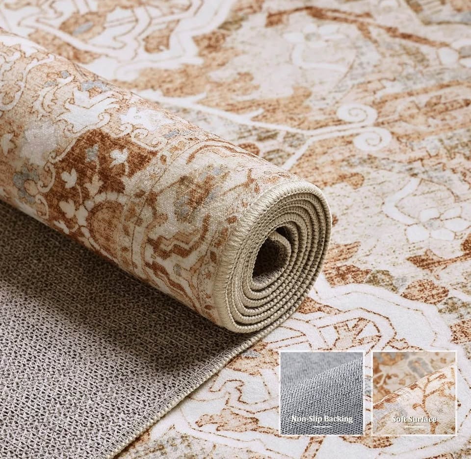 New! Beautiful Large 8’x10’ Area Rug - Non Slip, Washable - photo 4