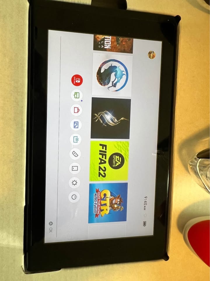 Modded Nintendo Switch Console w/ Extra Controllers & Case - photo 2