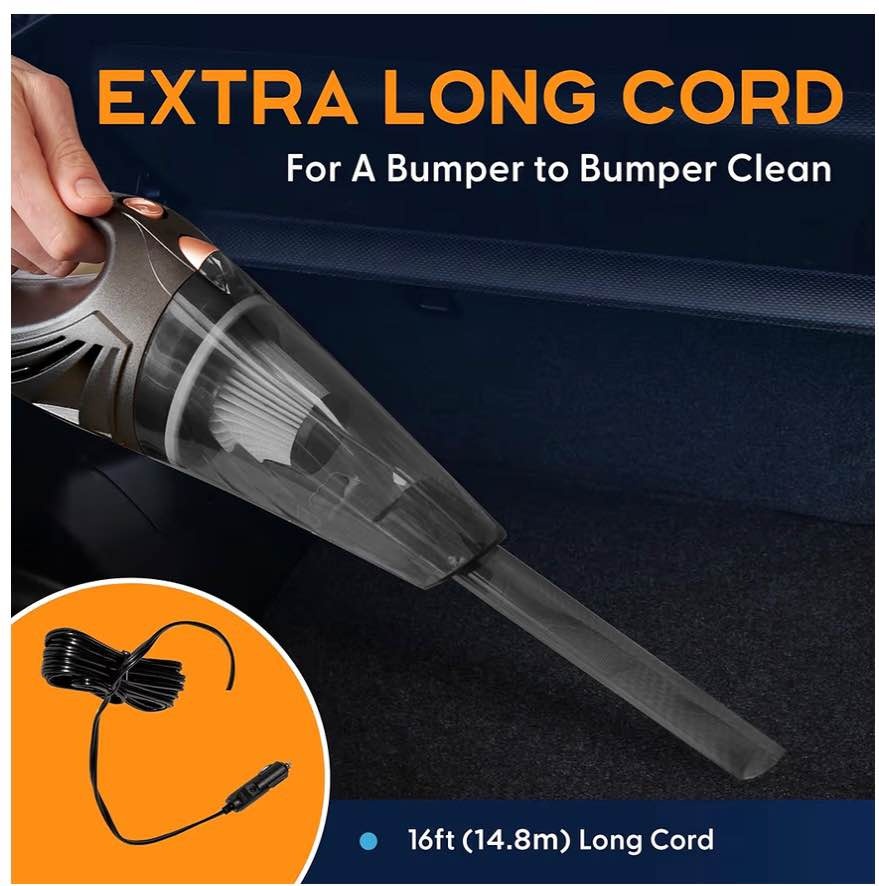 ThisWorx Portable Car Vacuum Cleaner – 12V High Power (Brand New - photo 3