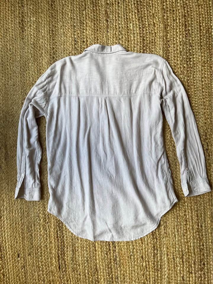 Aritzia Community Blush Button Down Blouse Oversized - photo 5