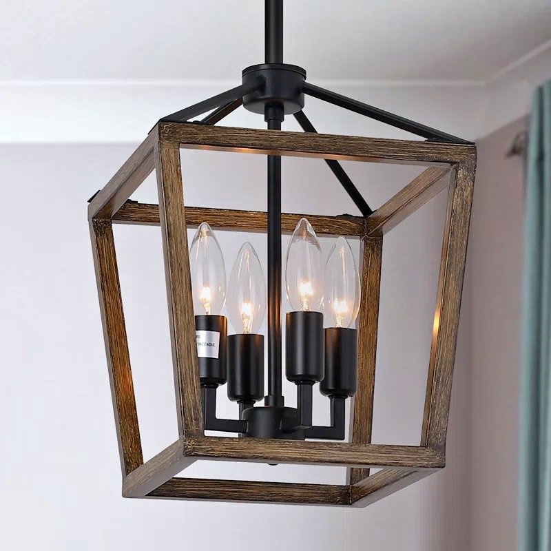Jaisyn 4 Light Lantern Pendant Light