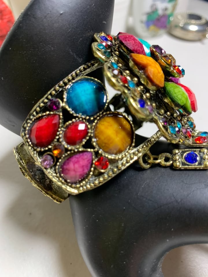 Vintage Bracelet with Chains and Ring - photo 5