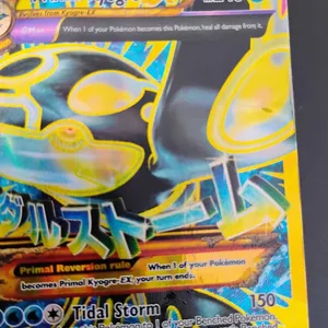 primal kyogre pokemon card Charizard & Primal Kyogre Mega EX Card Set, Gold Flash Light Glossy Cards