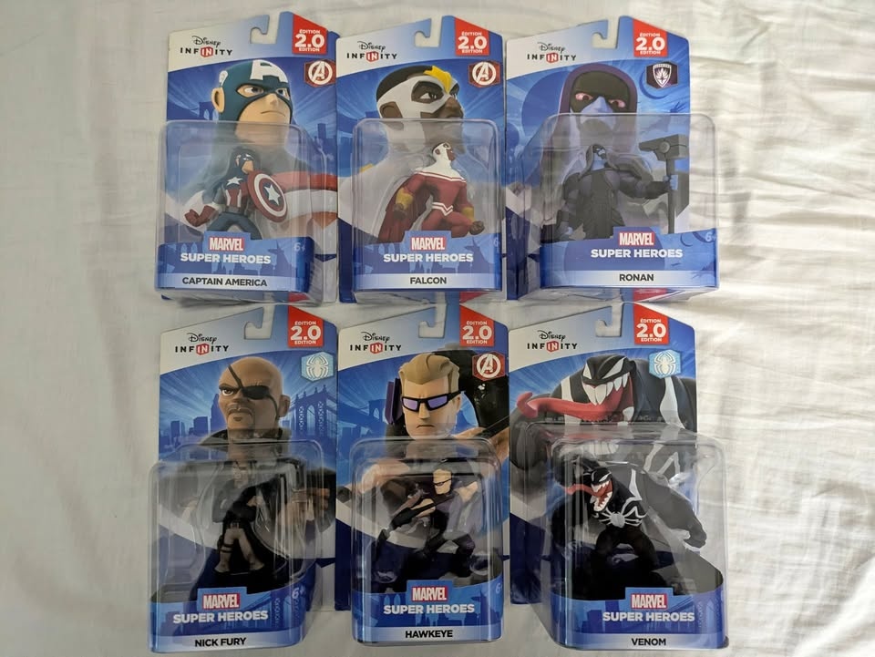 Disney Infinity Figures in the box