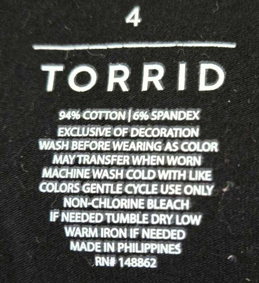Black Tank Top by Torrid, Size 4 - photo 3