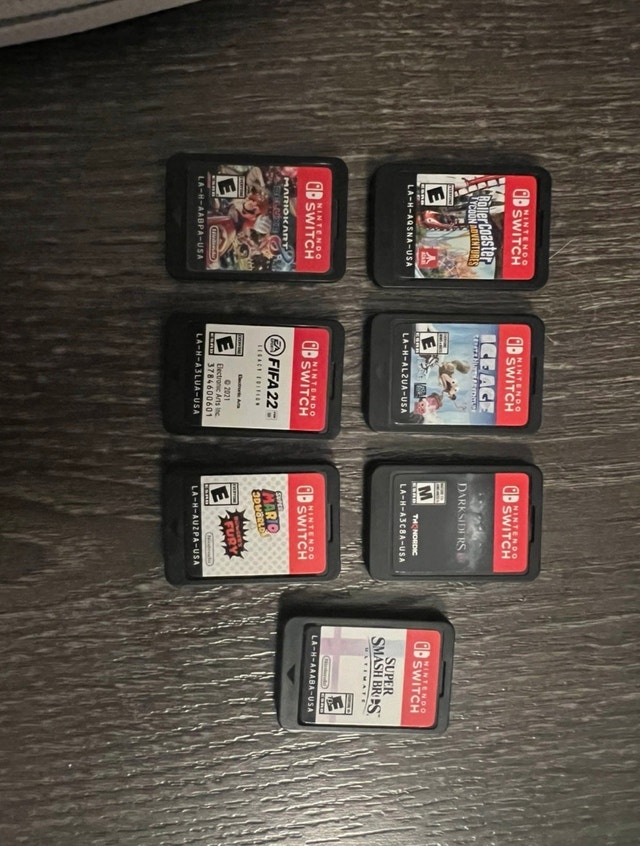 Nintendo Switch Console with Accessories and games - photo 2