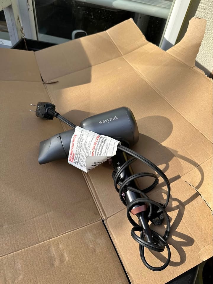 Black And Rose Gold WavyTalk Hair Dryer