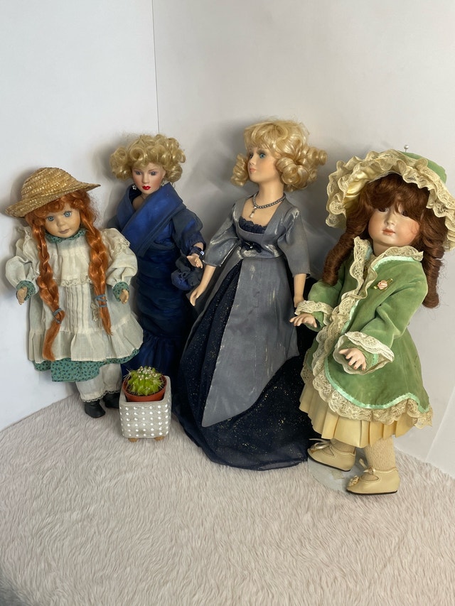 Vintage Porcelain Doll Collection