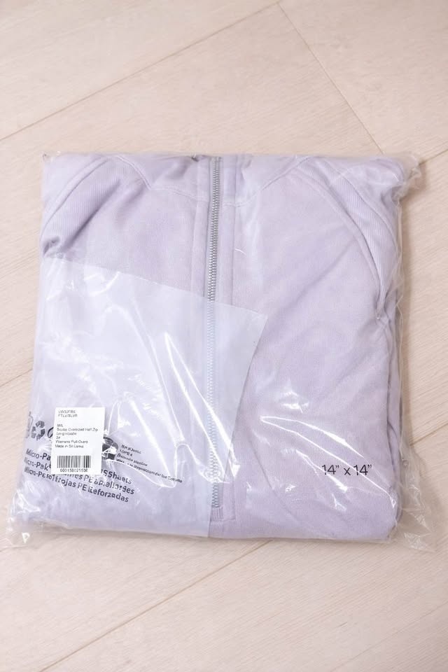lululemon Scuba Oversized Half-Zip Hoodie (Long) M/L - Lavender - photo 3