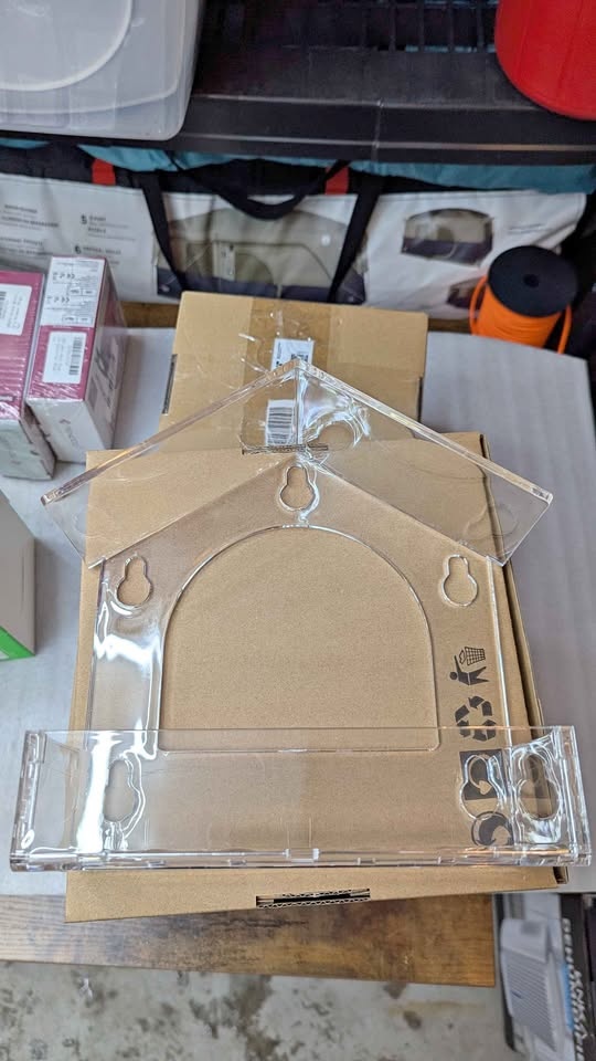 Window bird feeder clear